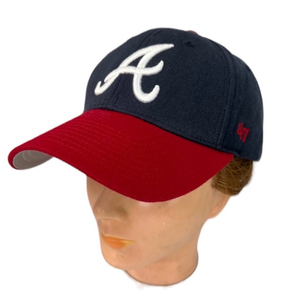 ATLANTA BRAVES 47’Brand Baseball Hat OSFA - Picture 1 of 7